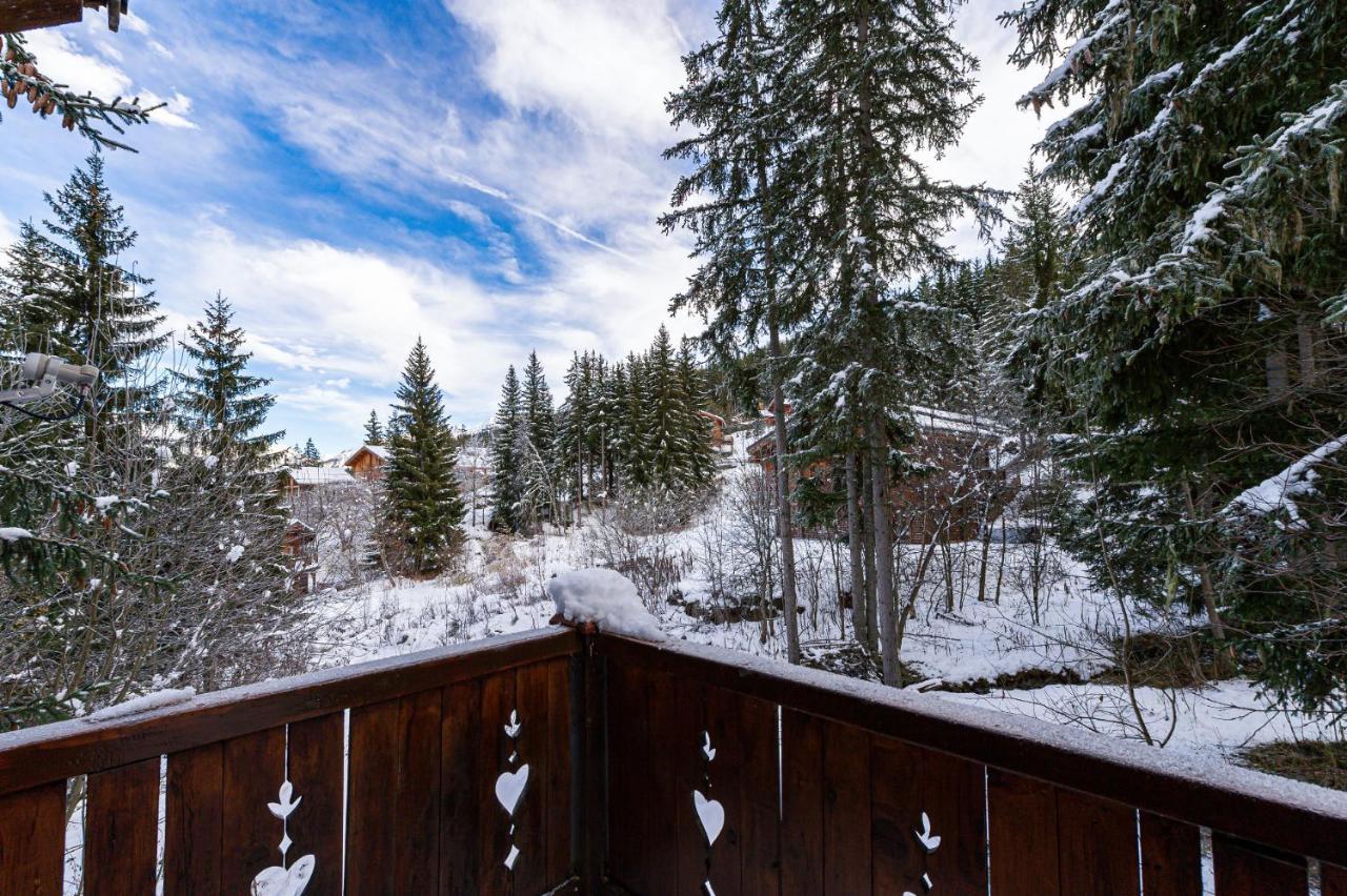 Chalet Cote Coeur, La Tania, With Outdoor Hot Tub And 7 Ensuite Rooms Eksteriør bilde