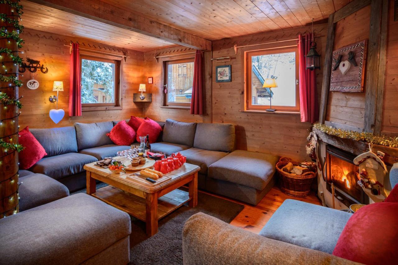 Chalet Cote Coeur, La Tania, With Outdoor Hot Tub And 7 Ensuite Rooms Eksteriør bilde